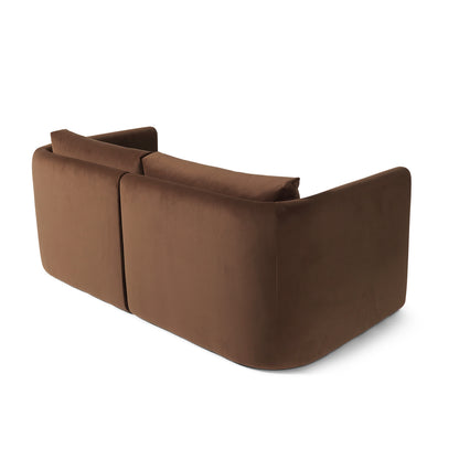 Dase Modular Sofa - Individual Modules by Ferm Living - Rich Velvet / Soft Brown