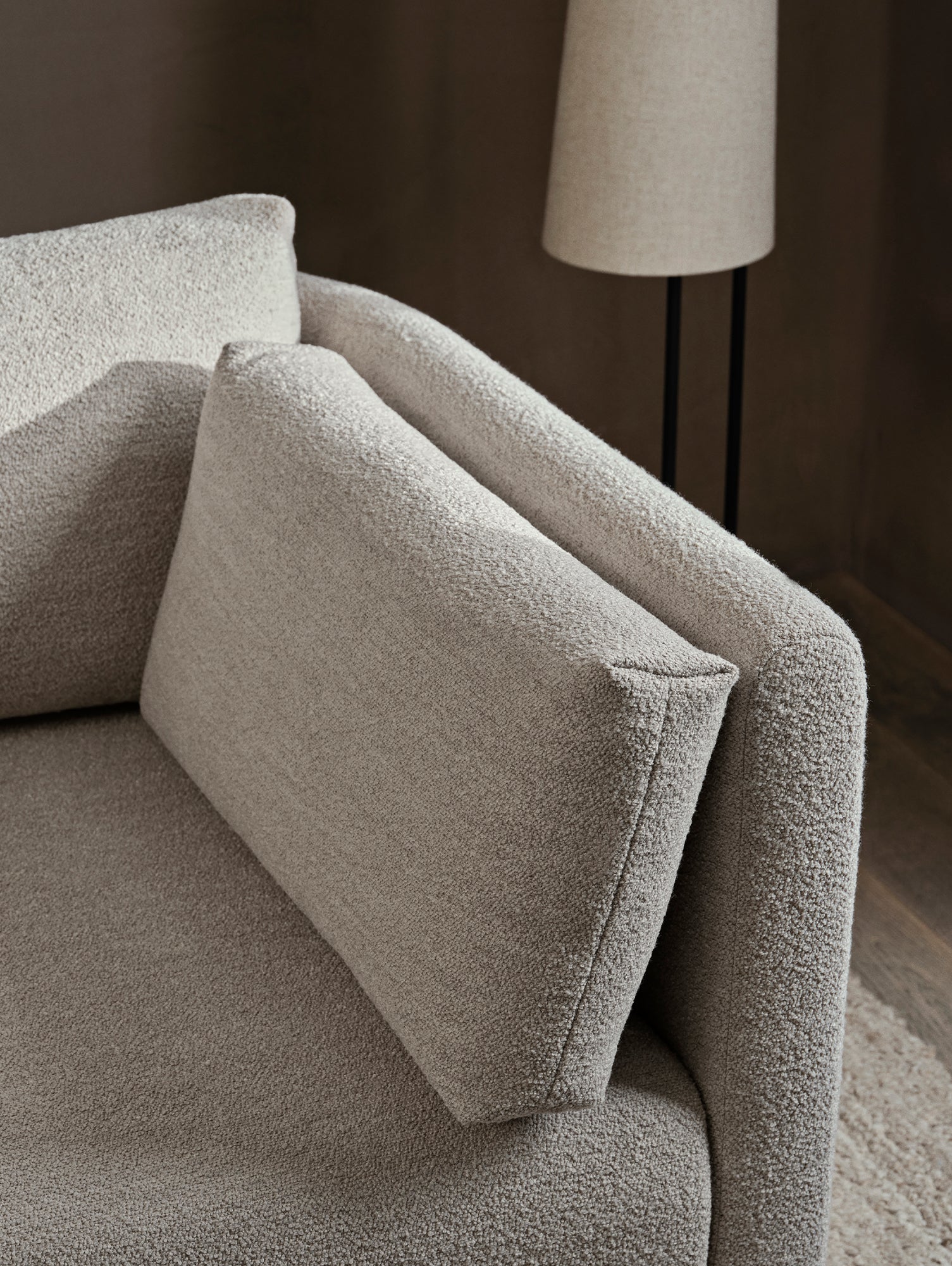 Dase Modular Sofa - Individual Modules by Ferm Living - Soft Boucle Natural