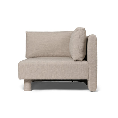 Dase Modular Sofa - Individual Modules by Ferm Living - Connecting Corner Module / Soft Boucle / Natural