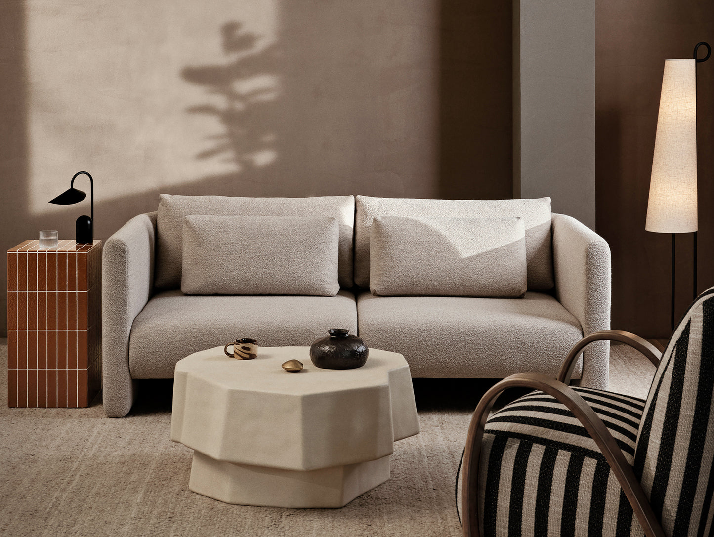 Dase Modular Sofa - Individual Modules by Ferm Living - Soft Boucle