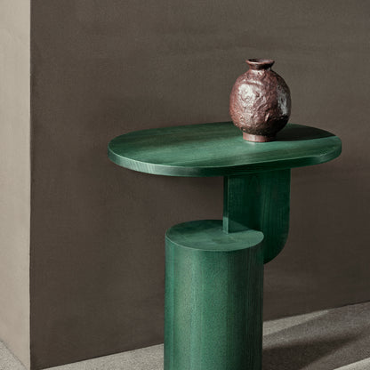 Insert Side Table by Ferm Living - Myrtle Green Stained Ash