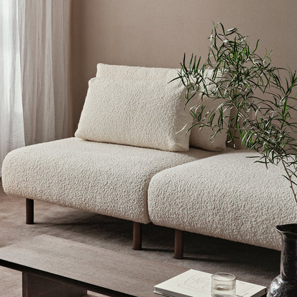 Dase Modular Sofa - Individual Modules by Ferm Living - Nordic Boucle / Off White