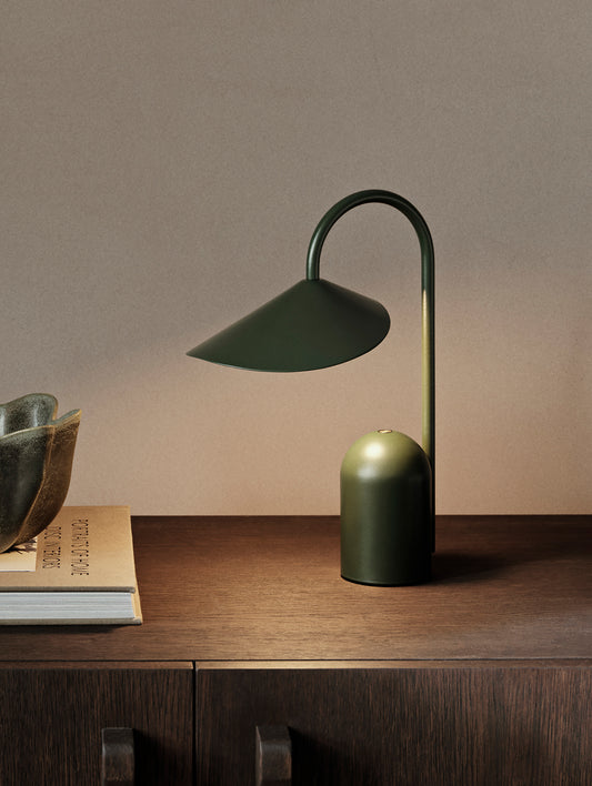 Arum Portable Lamp by Ferm Living - Grass Green