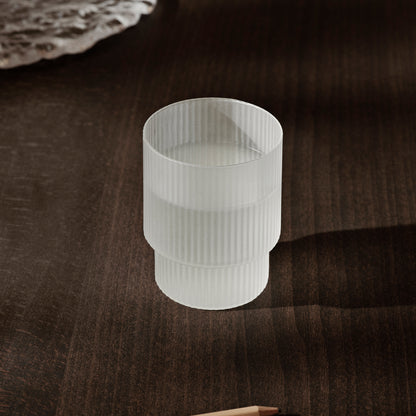 Ripple Glasses - Set of 4 (Frosted) by Ferm Living