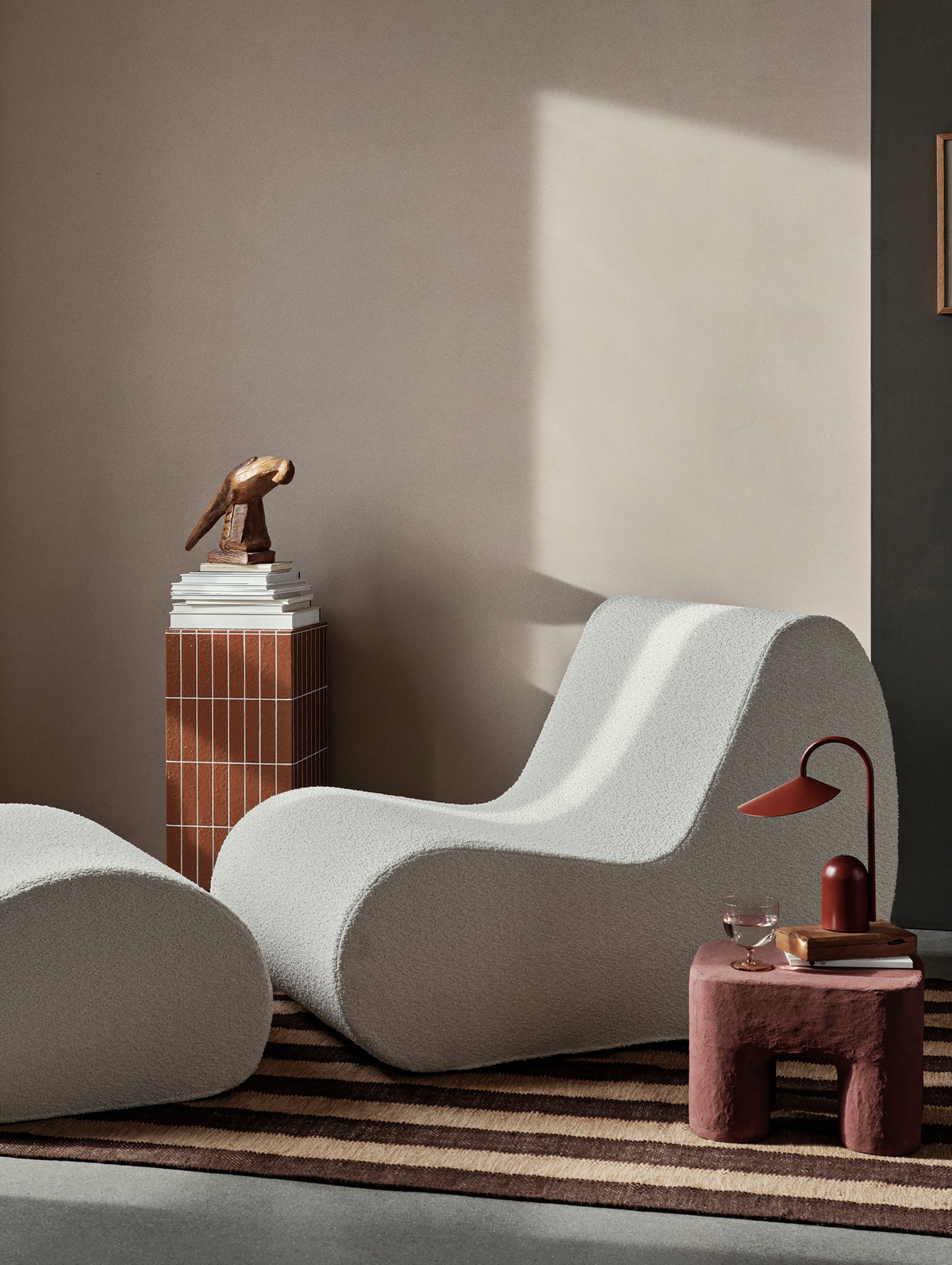 Arum Portable Lamp by Ferm Living - Oxide Red