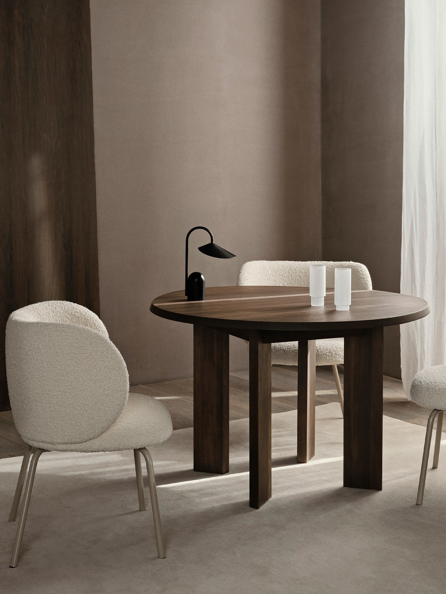 Arum Portable Lamp by Ferm Living - Black