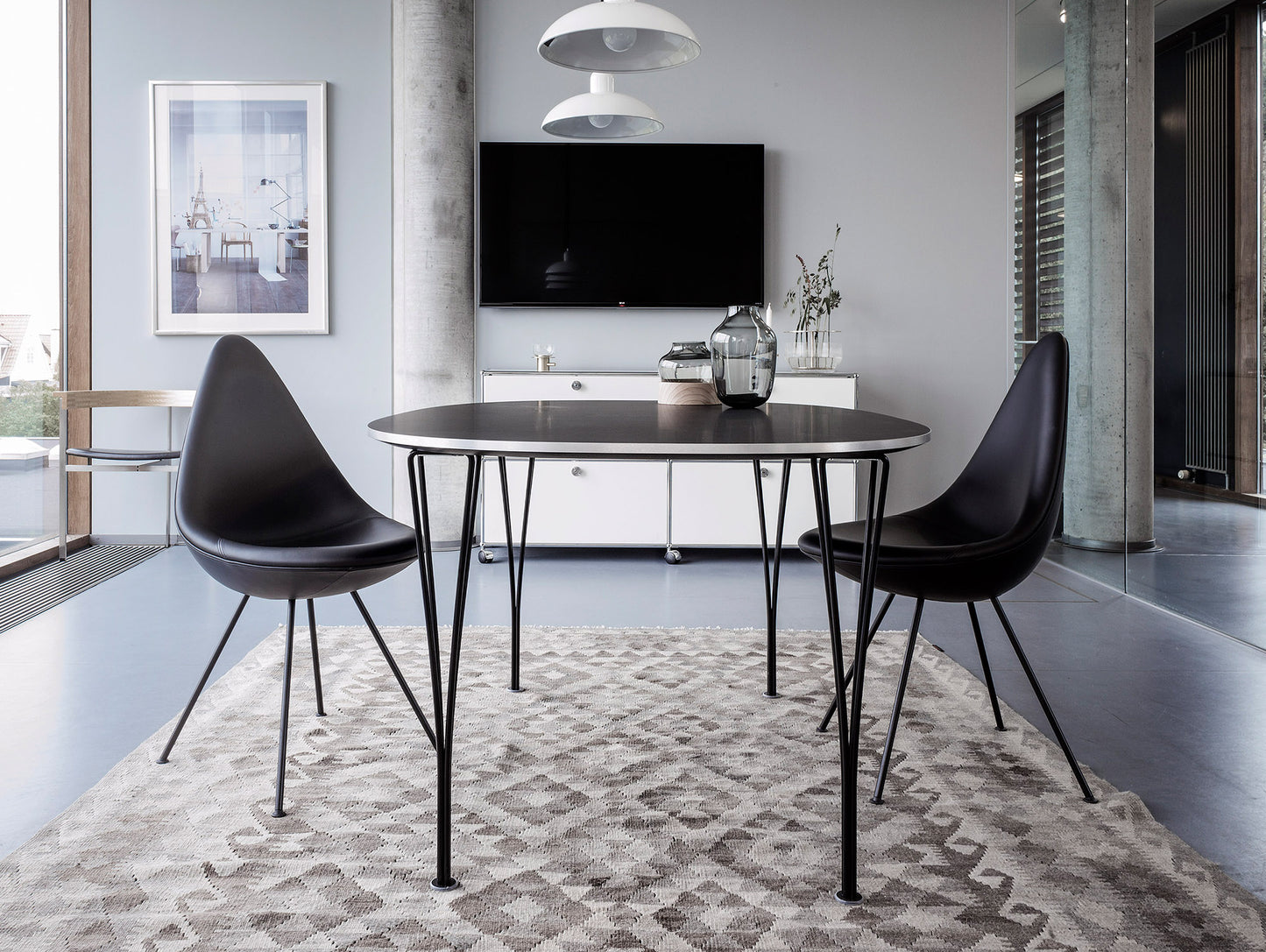 Drop Dining Chair - Upholstered by Fritz Hansen