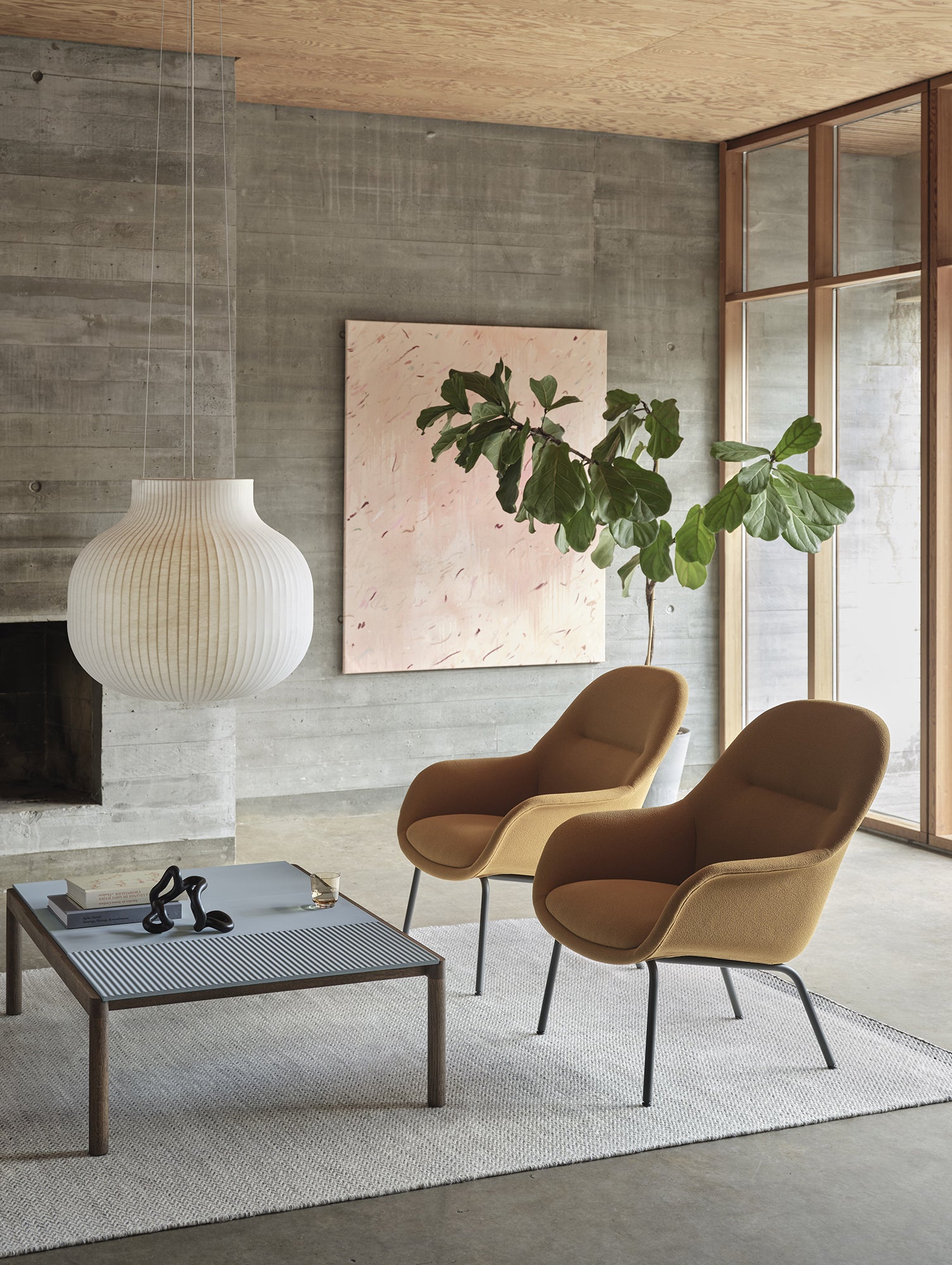 Fiber Lounge Armchair Tube Base by Muuto – Really Well Made