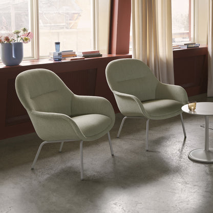 Fiber Lounge Armchair - Tube Base by Muuto - Ecriture 910