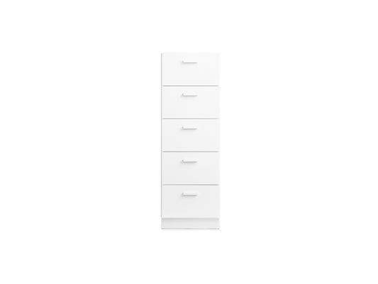 Relief Drawers with Plinth Base - Tall by String -  White