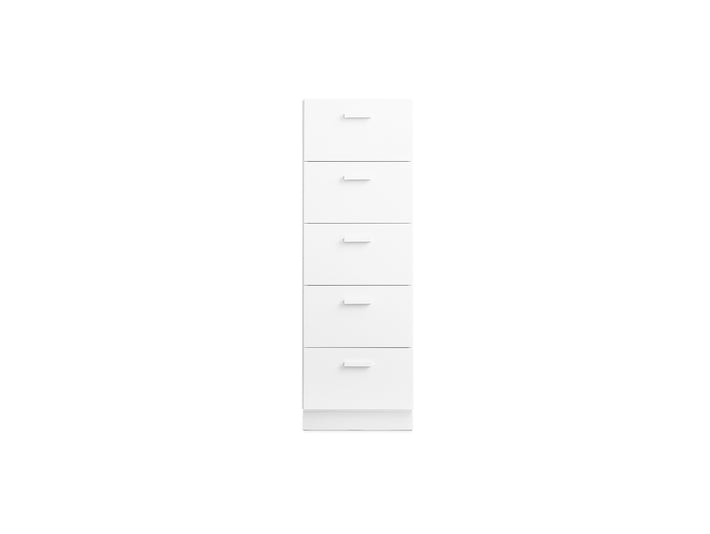 Relief Drawers with Plinth Base - Tall by String -  White