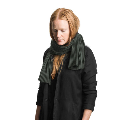 Pleece Short Scarf by Design House Stockholm - Forest Green