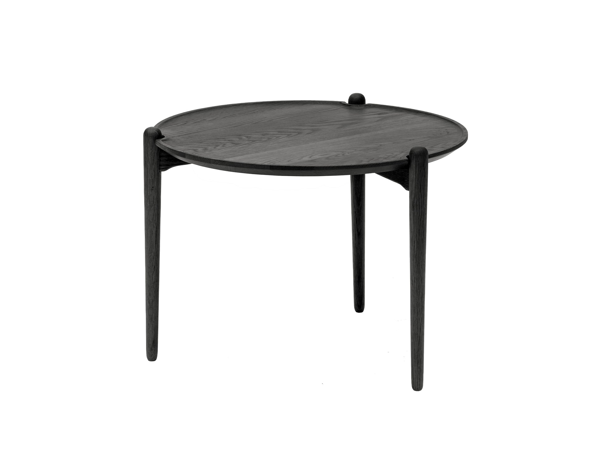 Aria Table by Design House Stockholm - High / Black Lacquered Oak