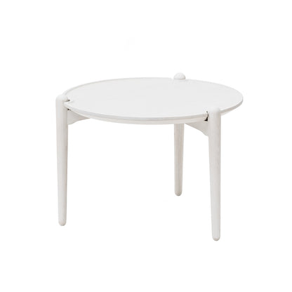 Aria Table by Design House Stockholm - Low / White Lacquered Oak