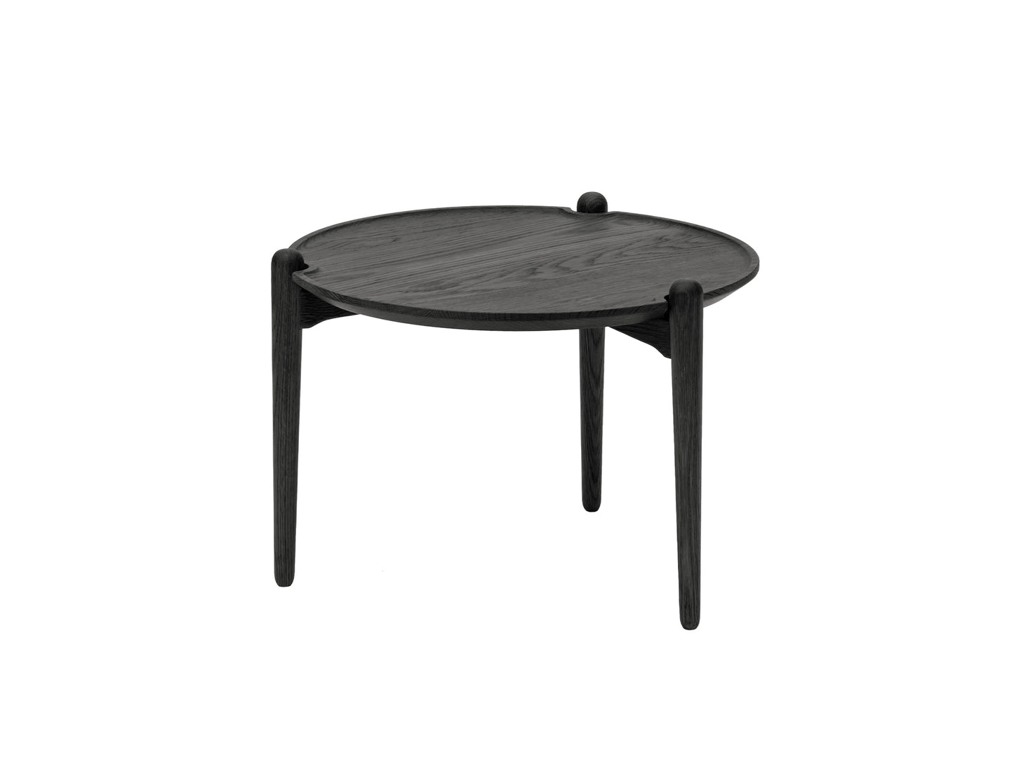 Aria Table by Design House Stockholm - Low / Black Lacquered Oak
