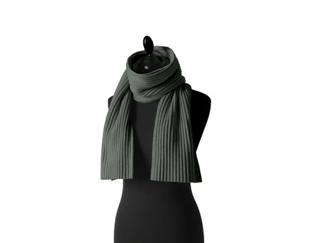Pleece Short Scarf by Design House Stockholm - Forest Green