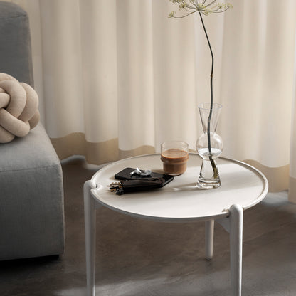 Aria Table by Design House Stockholm - Low / White Lacquered Oak