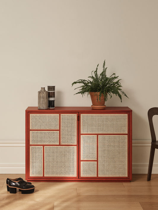 Air Sideboard Tall by Design House Stockholm - Red Oak