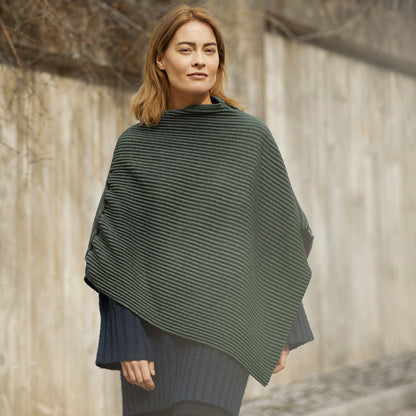 Forest Green Pleece Short Poncho by Design House Stockholm