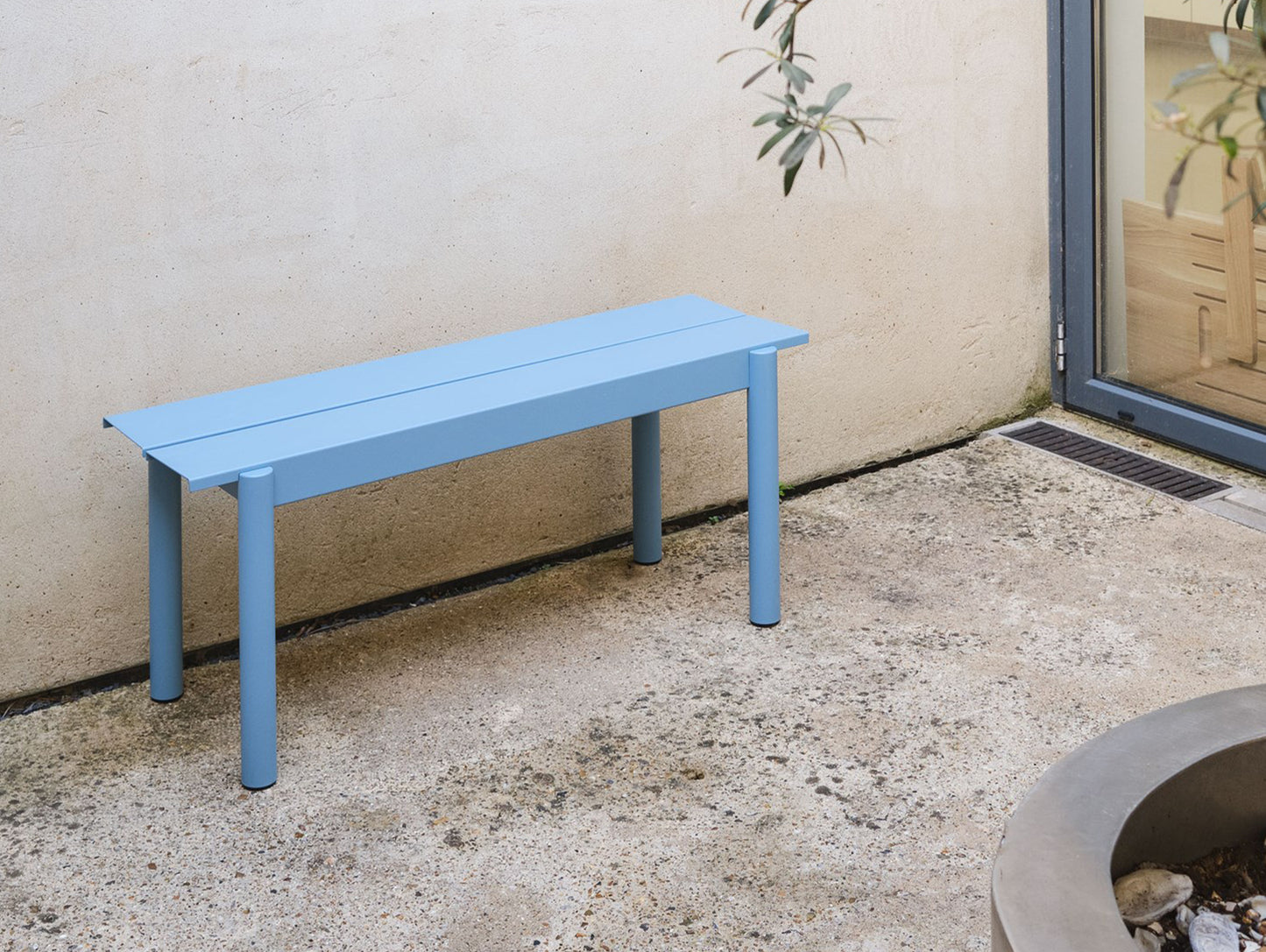 Muuto Linear Bench 110 cm - Pale Blue