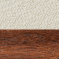 Swatch for Lacquered Walnut / Turf Cream