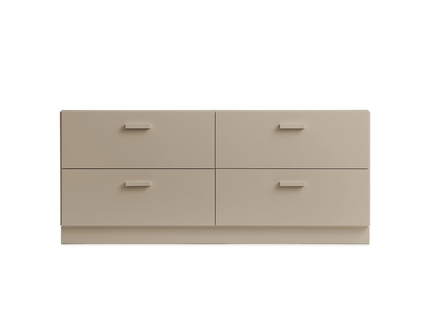 Relief Drawer with Plinth- Low by String - Beige