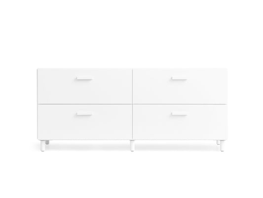 Relief Drawer with Legs- Low by String - White