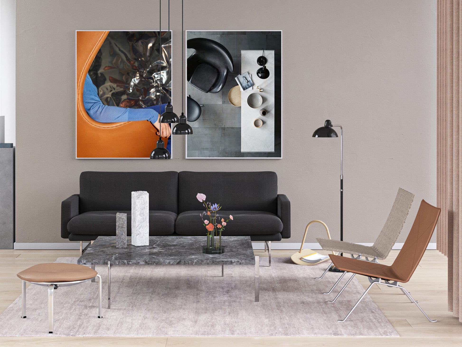 PK61 Coffee Table by Fritz Hansen  