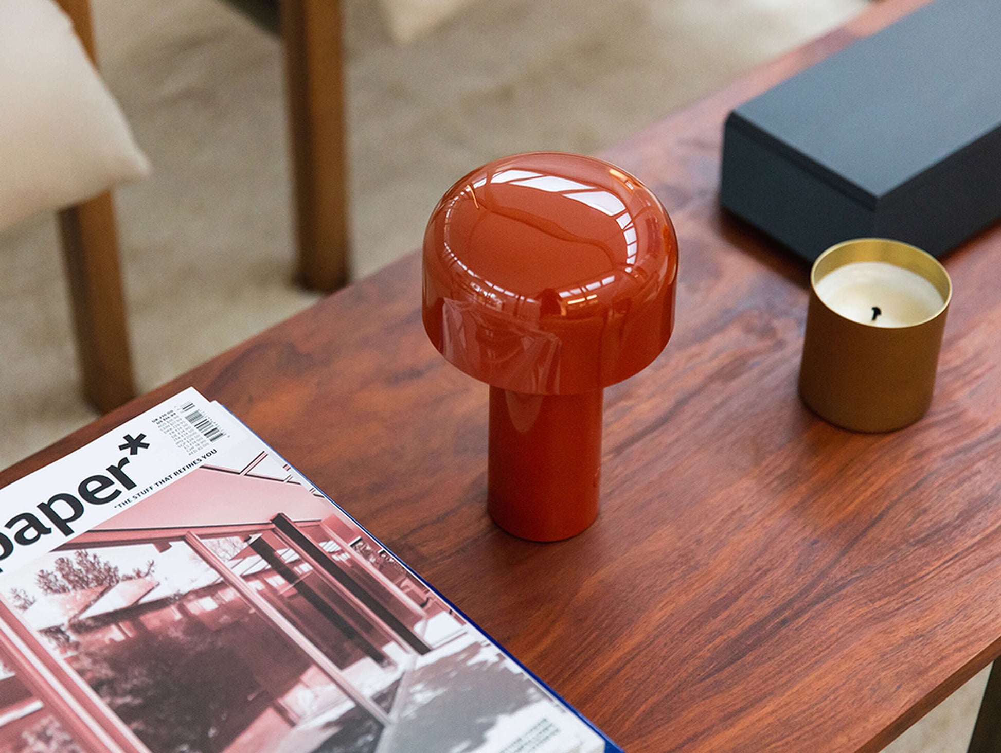 Bellhop Portable Lamp by Flos - Brick Red
