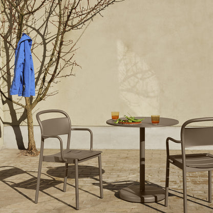 Linear Steel Armchair by Muuto - Taupe