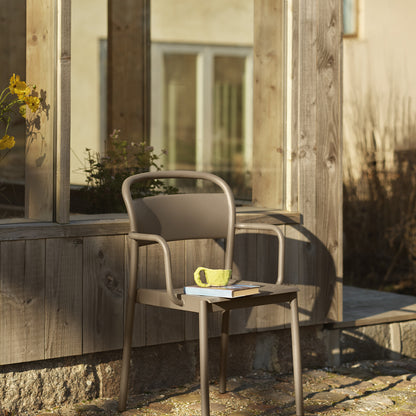 Linear Steel Armchair by Muuto - Taupe