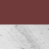 Swatch for Marble Base / Menie Red Powder Coated Steel