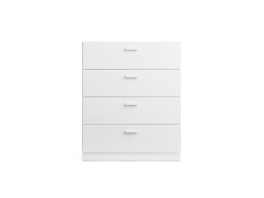Relief Drawers with Plinth - Wide by String - White