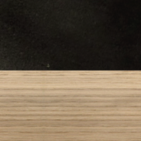 Swatch for Natural Oak / Aida Black Leather