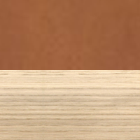 Swatch for Natural Oak / Cognac Refine Leather