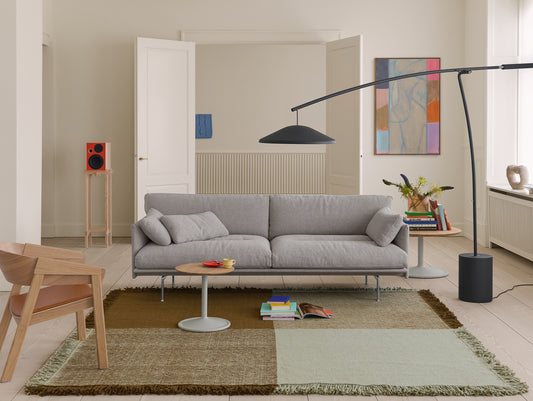 Outline Soft 3-Seater Sofa by Muuto - Clay 12