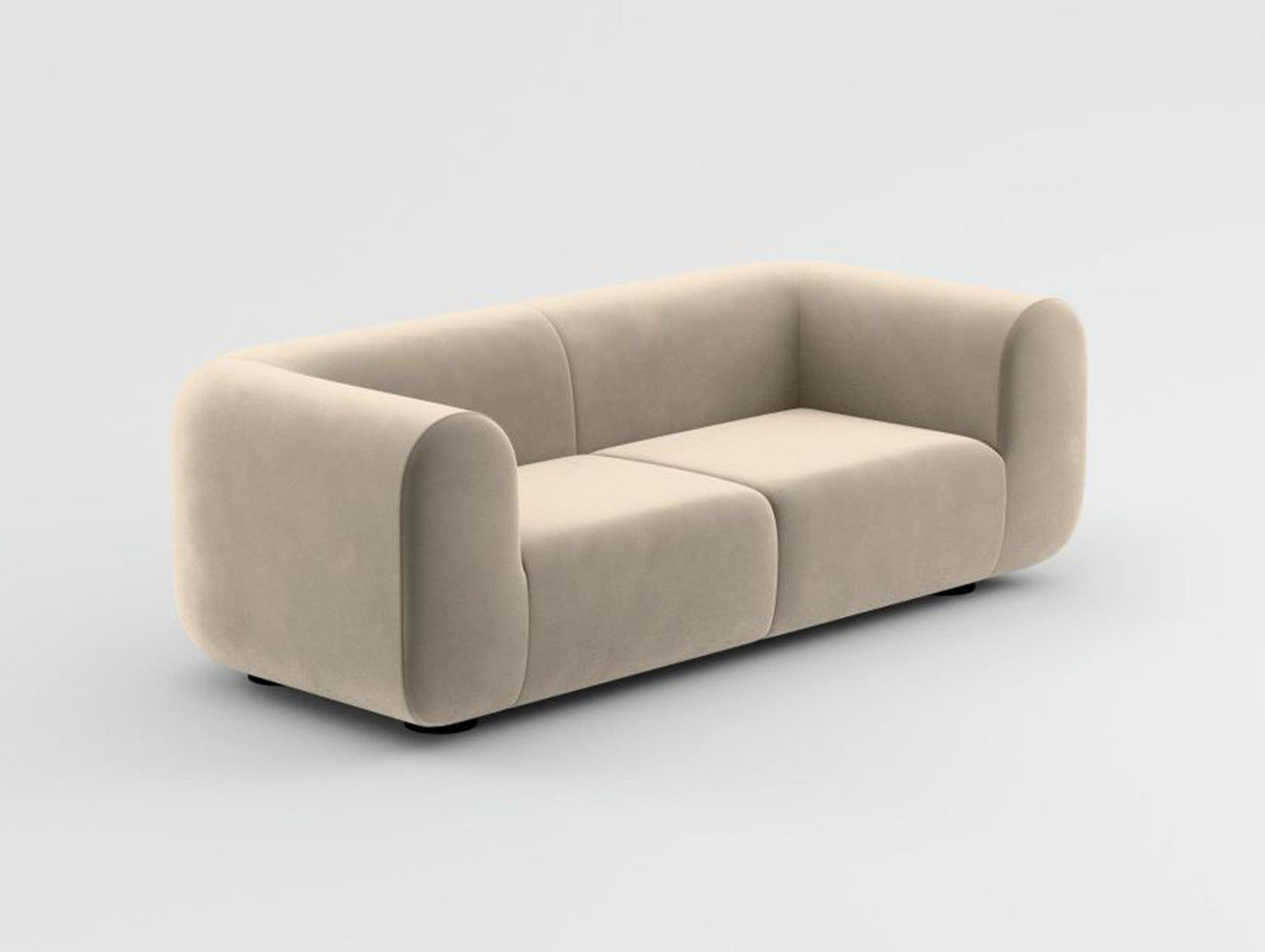 Plump 2.5-Seater Modular Sofa by Tom Dixon - Royal Velvet 106