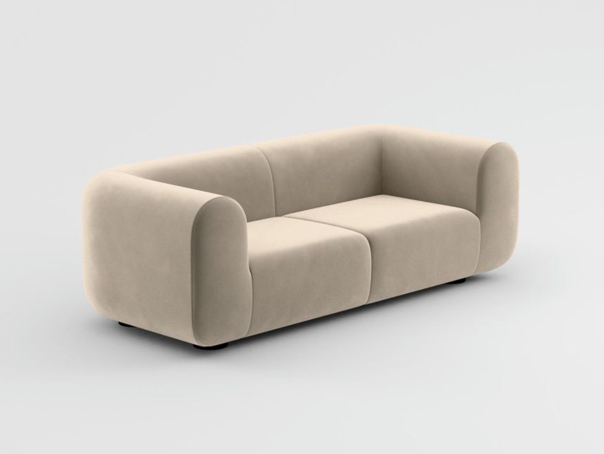 Plump 2.5-Seater Modular Sofa by Tom Dixon - Royal Velvet 106