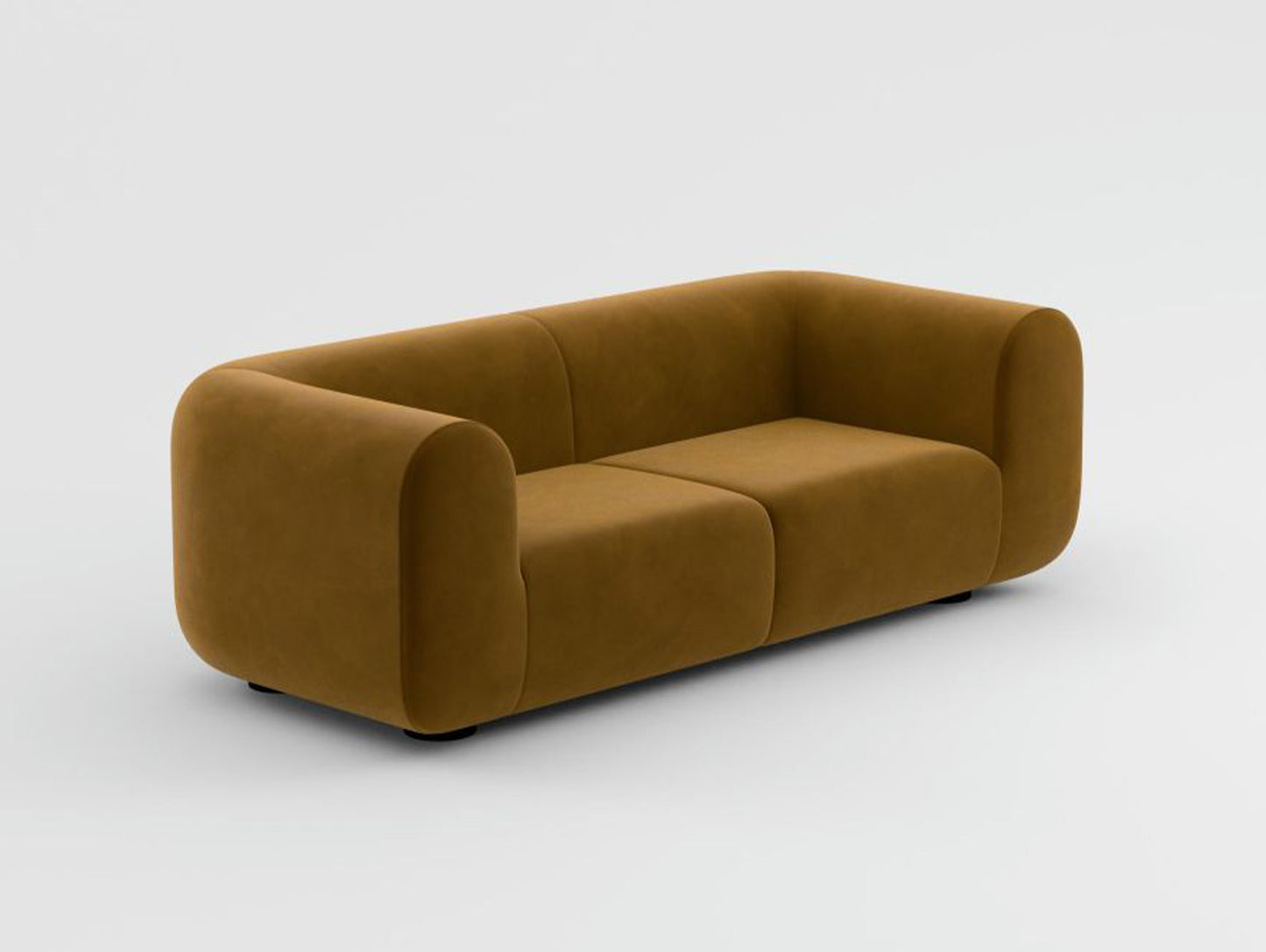  Plump 2.5-Seater Modular Sofa by Tom Dixon - Royal Velvet 132