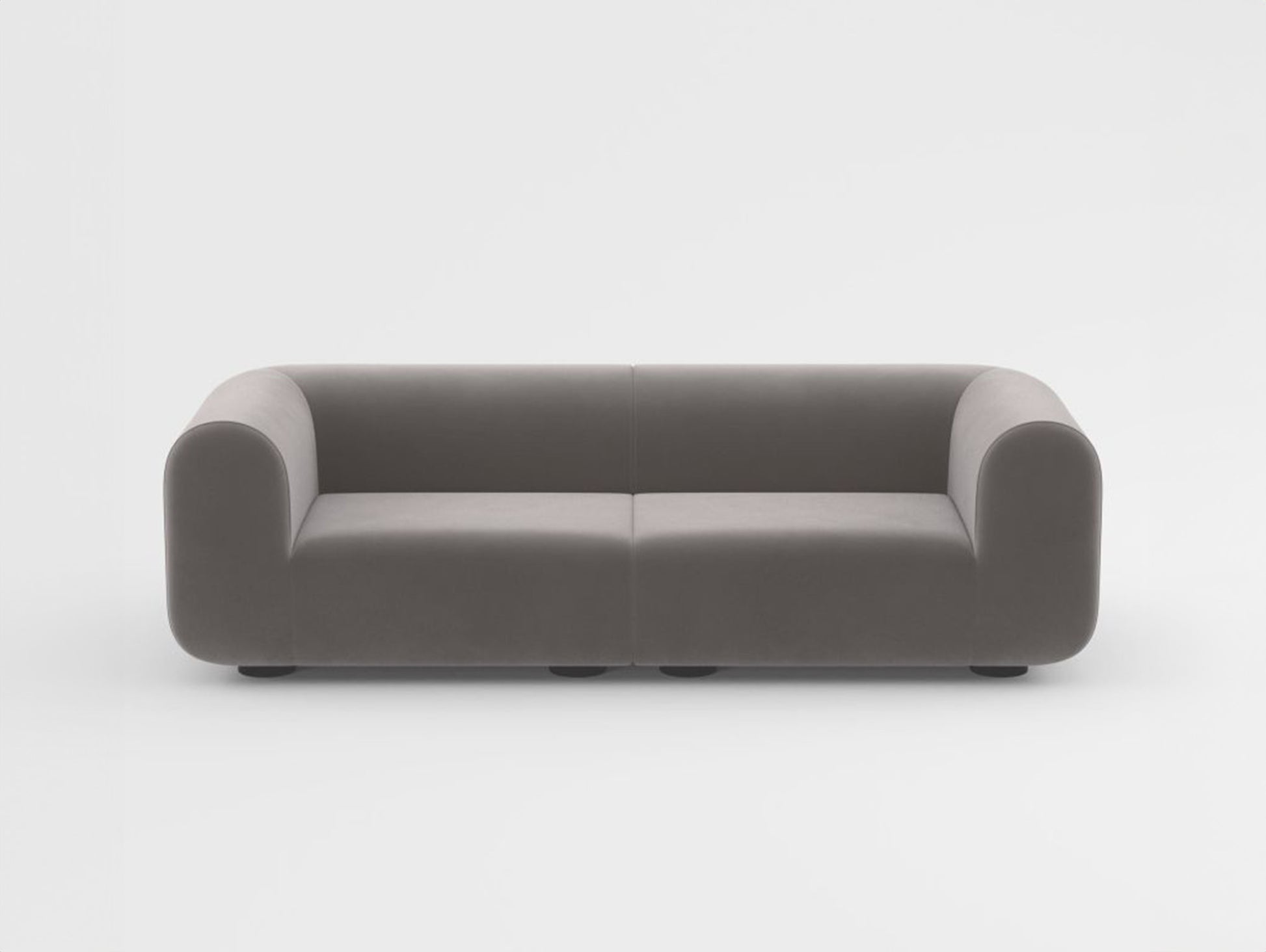  Plump 2.5-Seater Modular Sofa by Tom Dixon - Royal Velvet 84