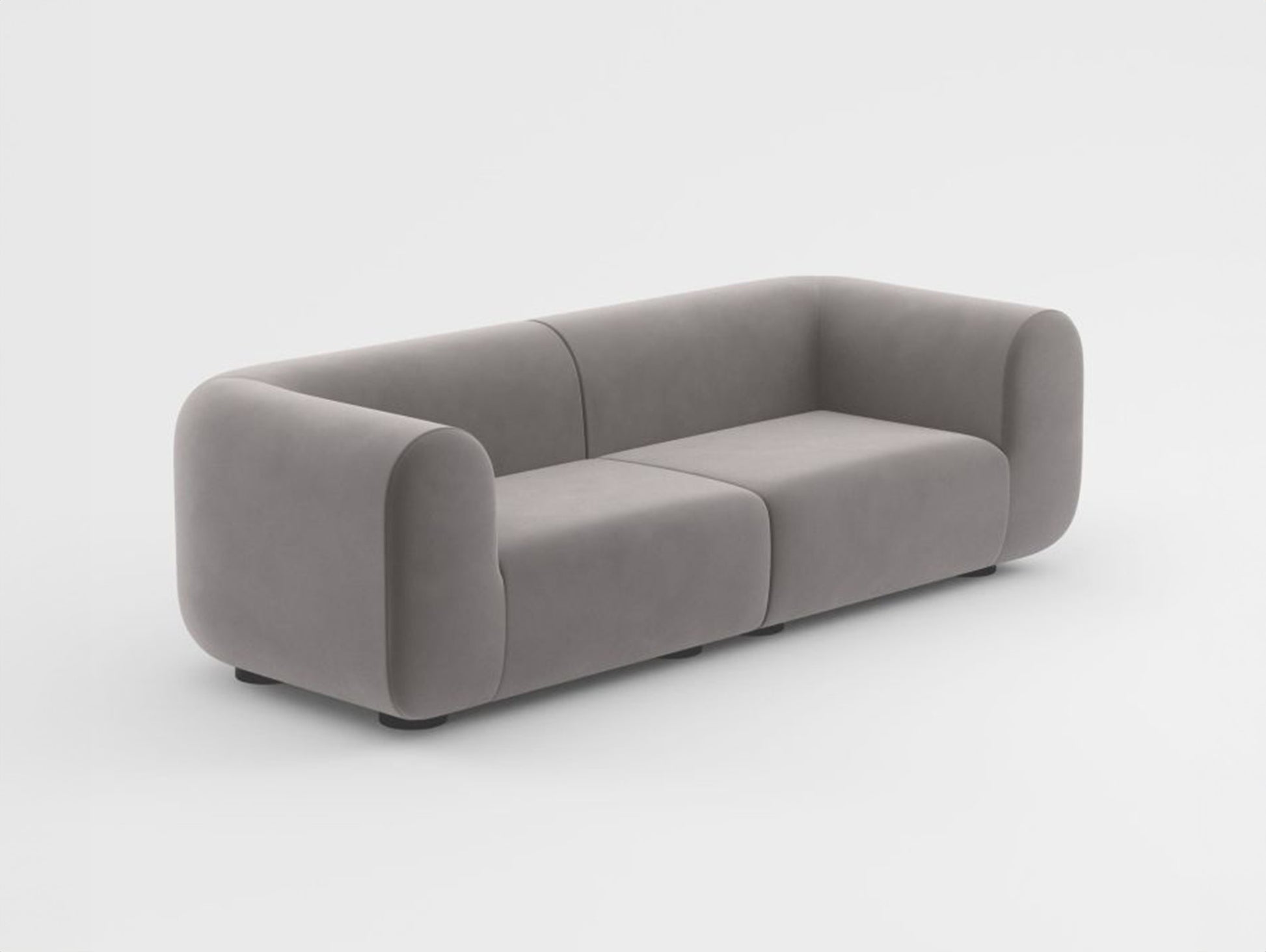  Plump 2.5-Seater Modular Sofa by Tom Dixon - Royal Velvet 84
