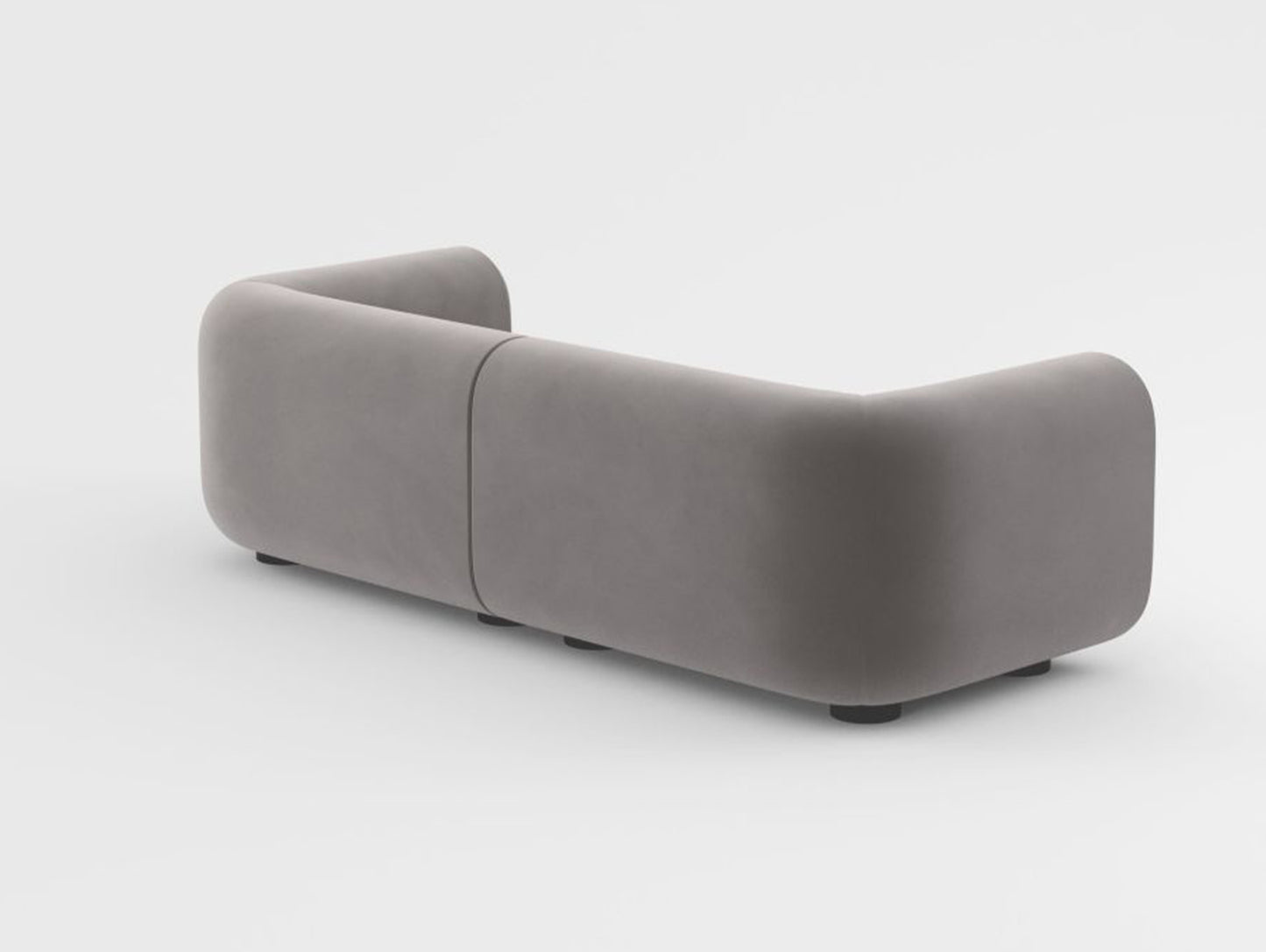  Plump 2.5-Seater Modular Sofa by Tom Dixon - Royal Velvet 84