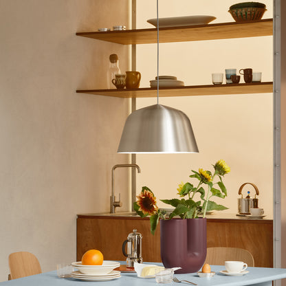 Ambit Pendant by Muuto - 40 cm Diameter / Brushed Aluminium