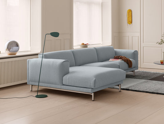 Rest Sofa with Left Chaise Longue (Sitting Right) by Muuto - Ecriture 710