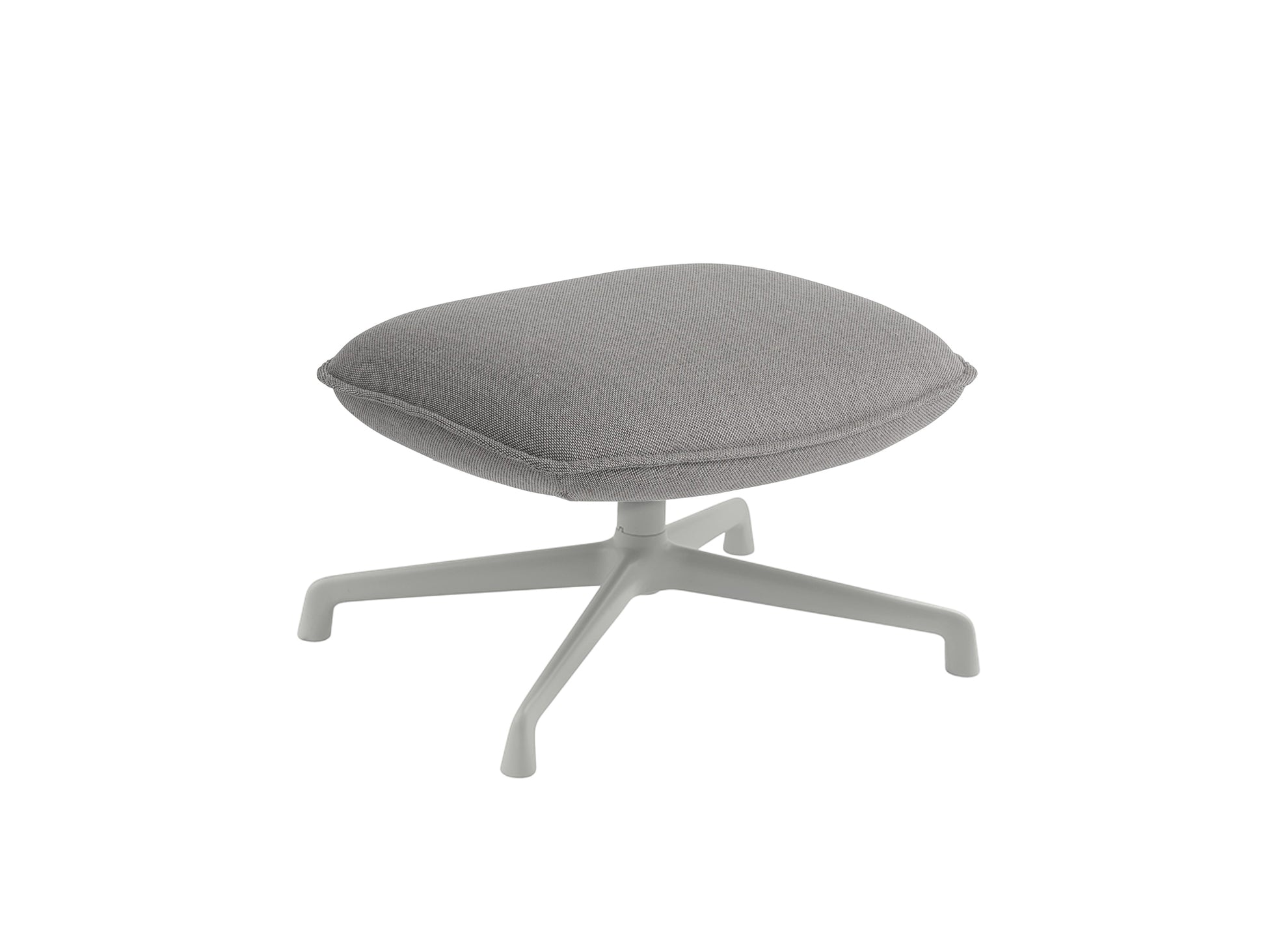 Doze Ottoman - Swivel Base by Muuto / Re-wool 128 / Grey Base