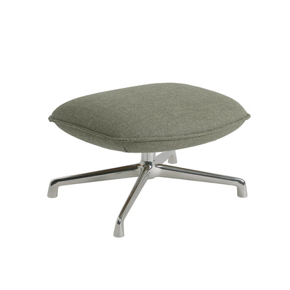 Doze Ottoman - Swivel Base by Muuto / Sabi 921 / Polished Aluminium Base