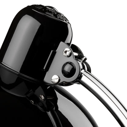 Kaiser Idell Luxus Table Lamp by Fritz Hansen - High Gloss Black Shade with Chrome Base