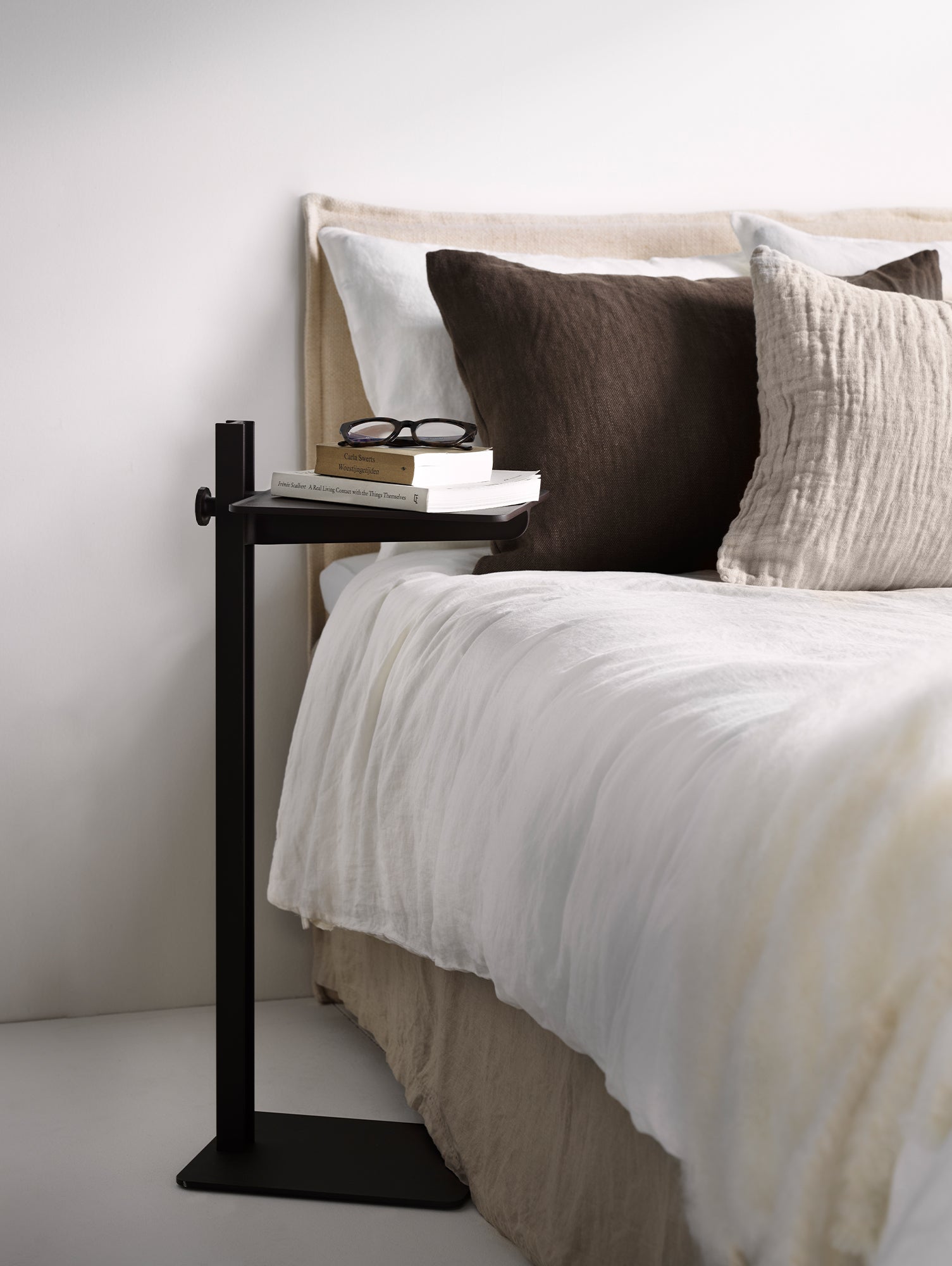 Museum Side Table by String - Dark Brown