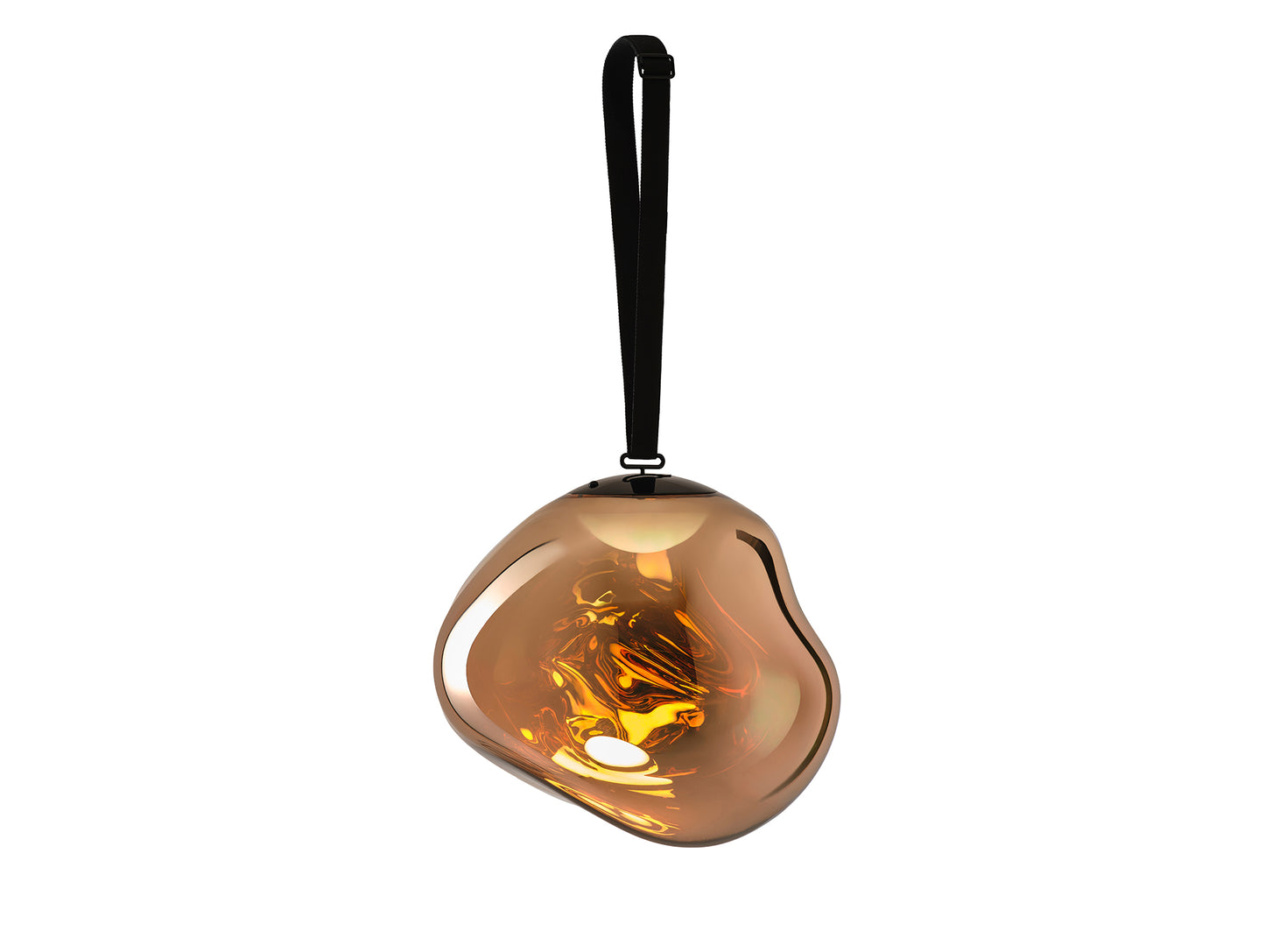 Melt Large LED Portable Lamp by Tom Dixon - Copper