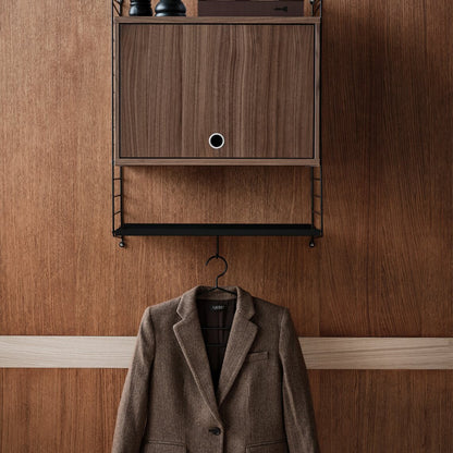 Cabinet with Flip Door by String - W58 / Walnut